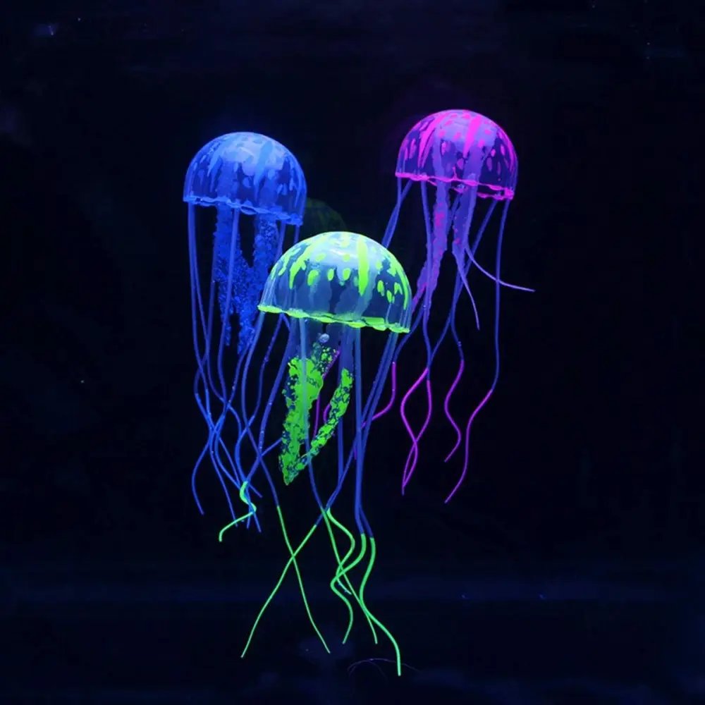 Jellyfish artificielle lumineuse pour aquarium MCBOSON