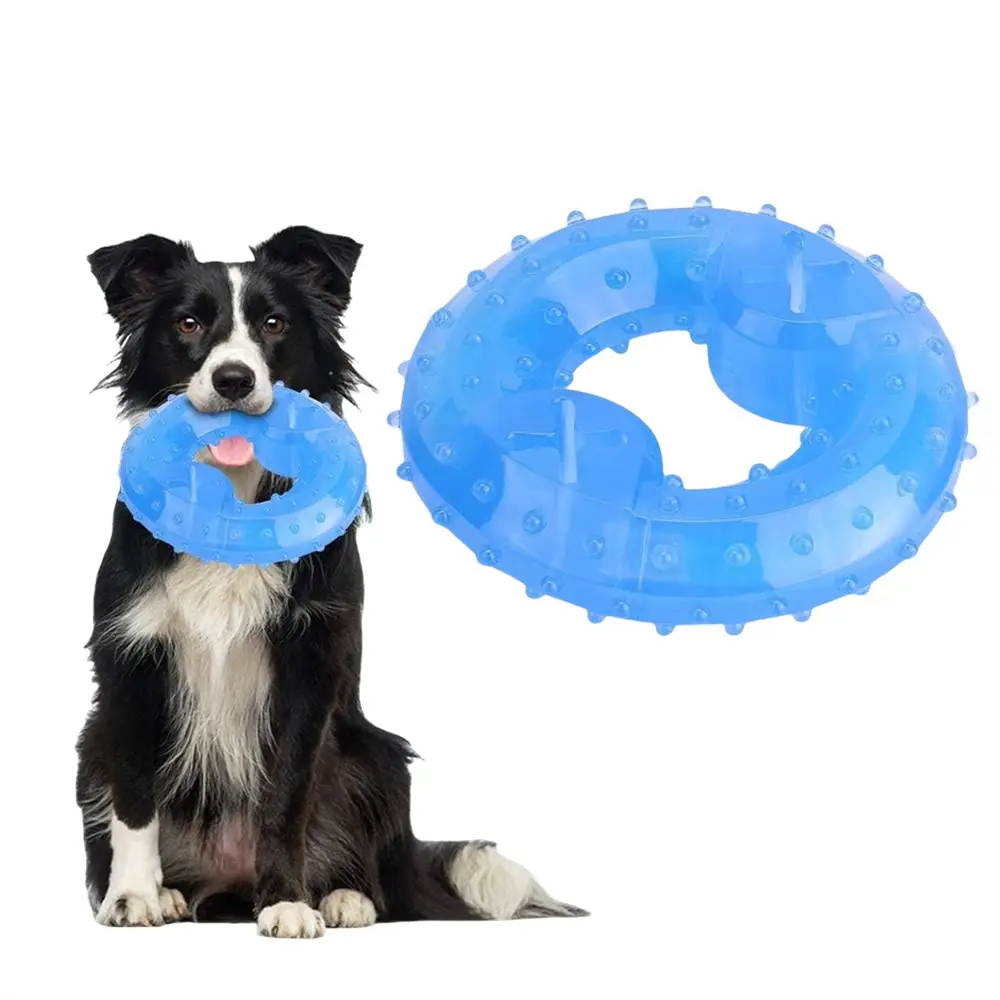 Jouet congelable en forme de beignet pour chien MCBOSON