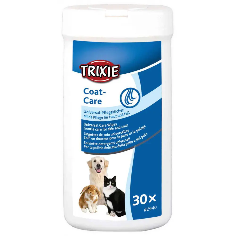 Lingettes cosmétiques pour chiens, chats et autres petits animaux