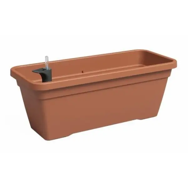 Jardiniere – Plastique – Terre Cuite – Rectangulaire – L57,9 X P24,3 X H22cm – Artevasi