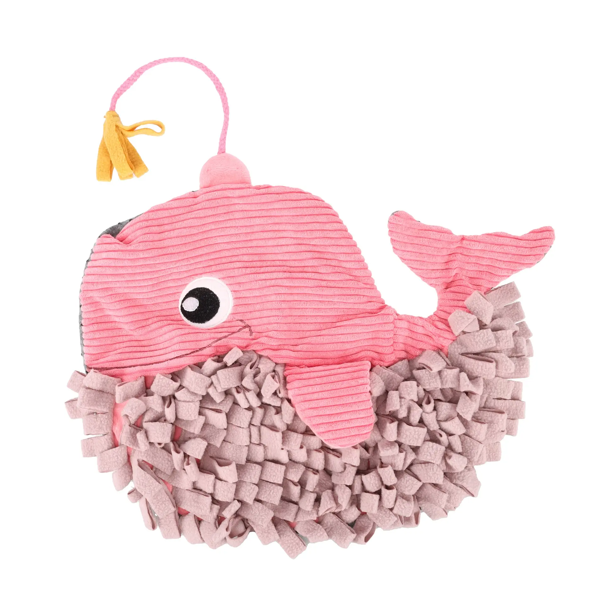 Jeu d’occupation et de fouille Morgane la baleine pour chien 38 cm