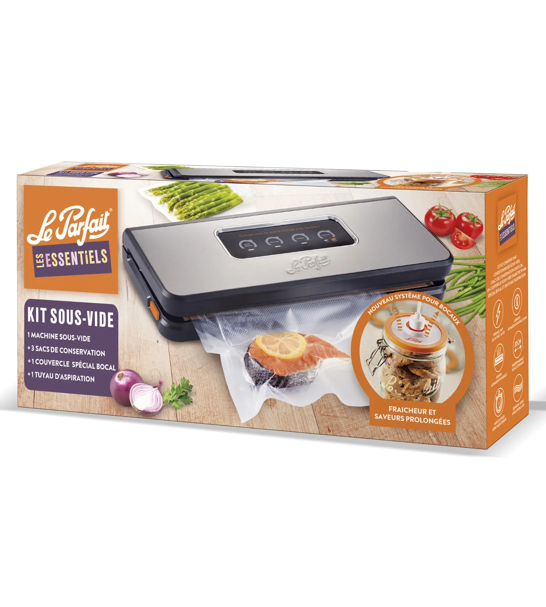Kit machine sous-vide 120 watts – le parfait