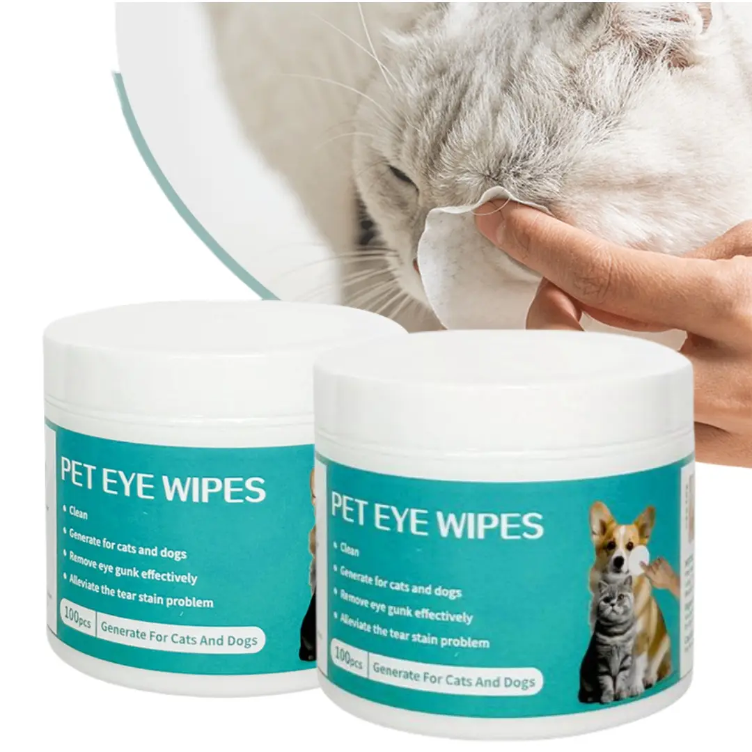 Lingettes nettoyantes yeux de chat et de chien MCBOSON