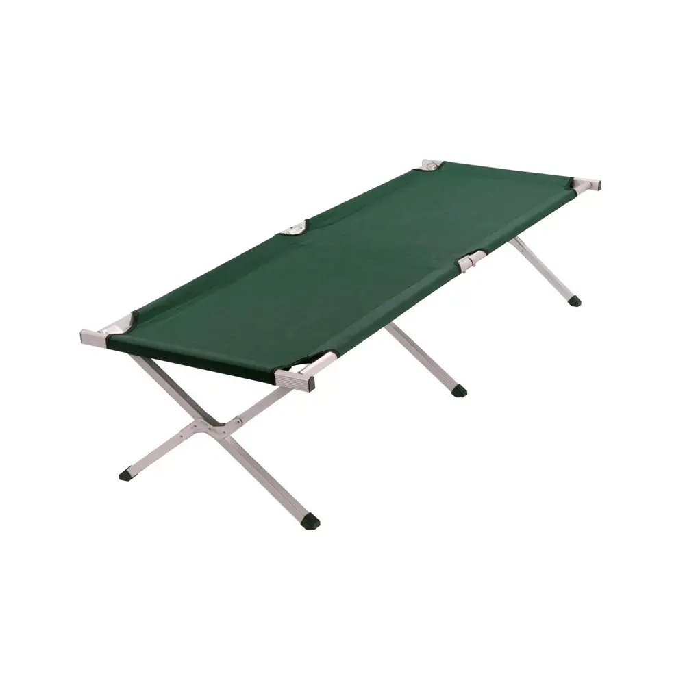 Lit de camp pliant 190×64 Unité Vert