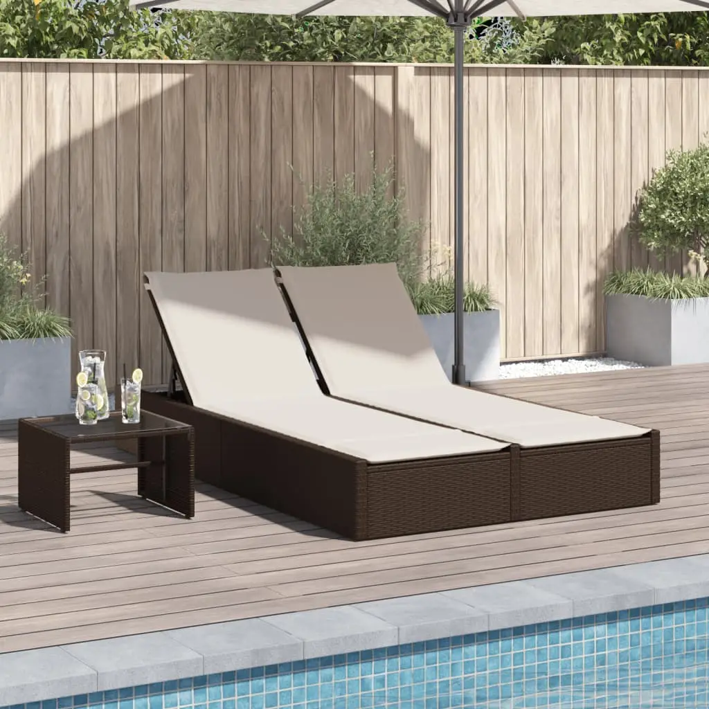 Lit de Jardin XXL 2 Personnes Résine Tressée Marron Durable – ComfortXL Outdoor Living