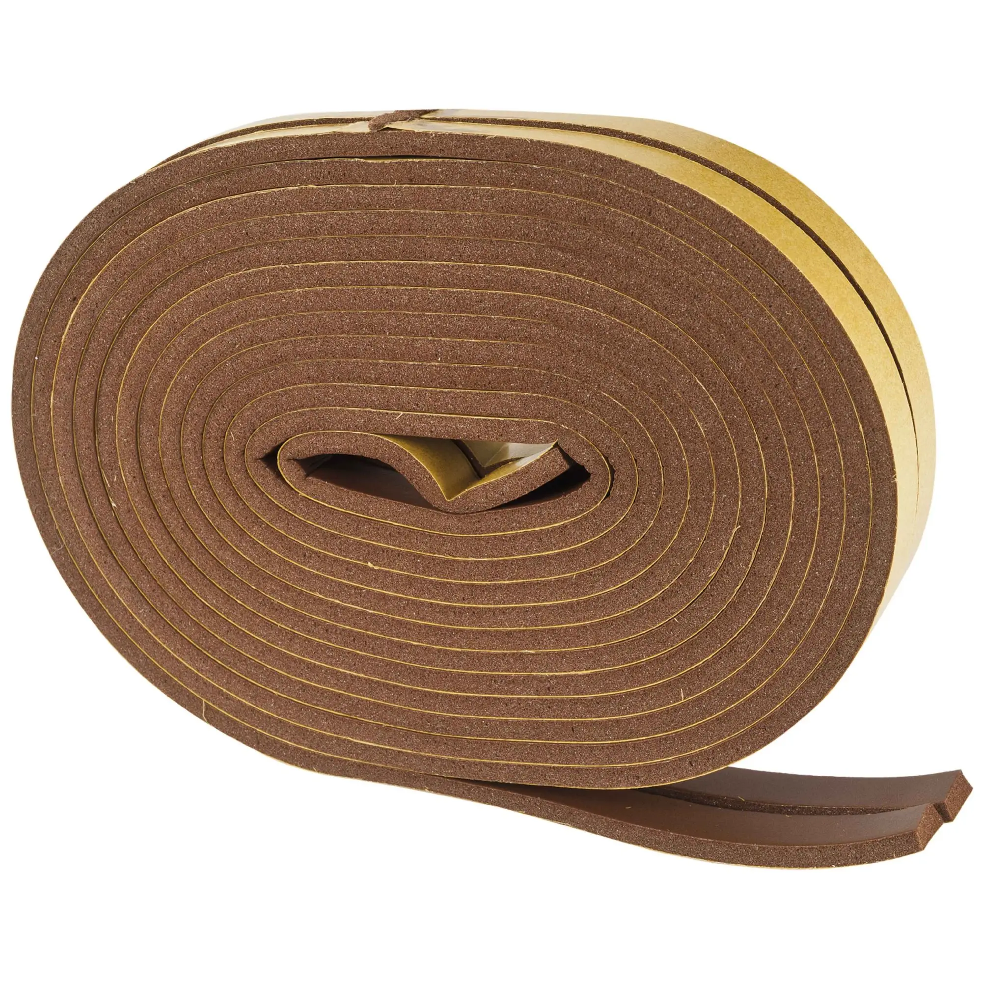 Joint adhésif PVC marron, profil ‘I’ 6M