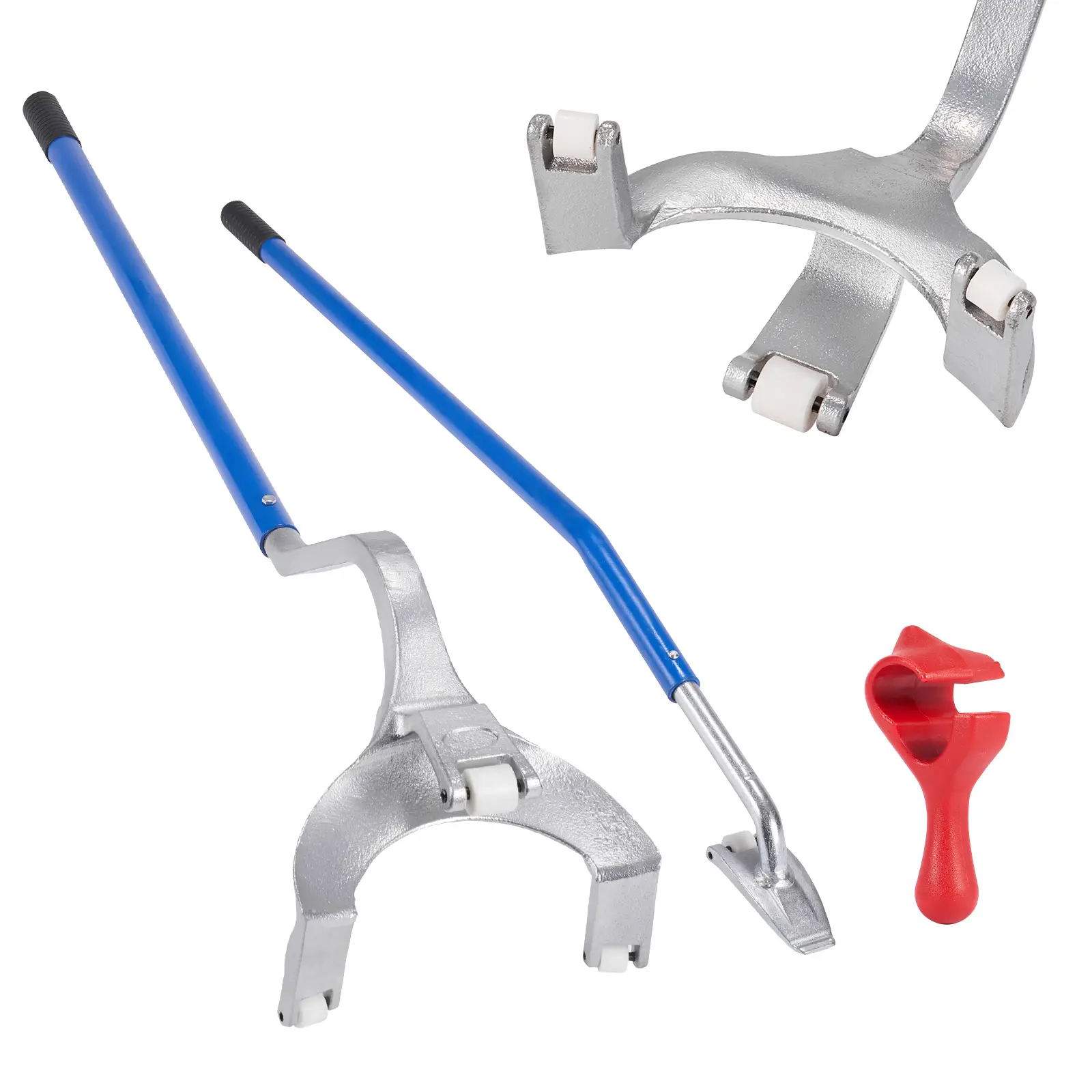 VEVOR Levier démonte-pneus poids lourds 571-622 mm, acier, 3 outils manuels, pour camions.
