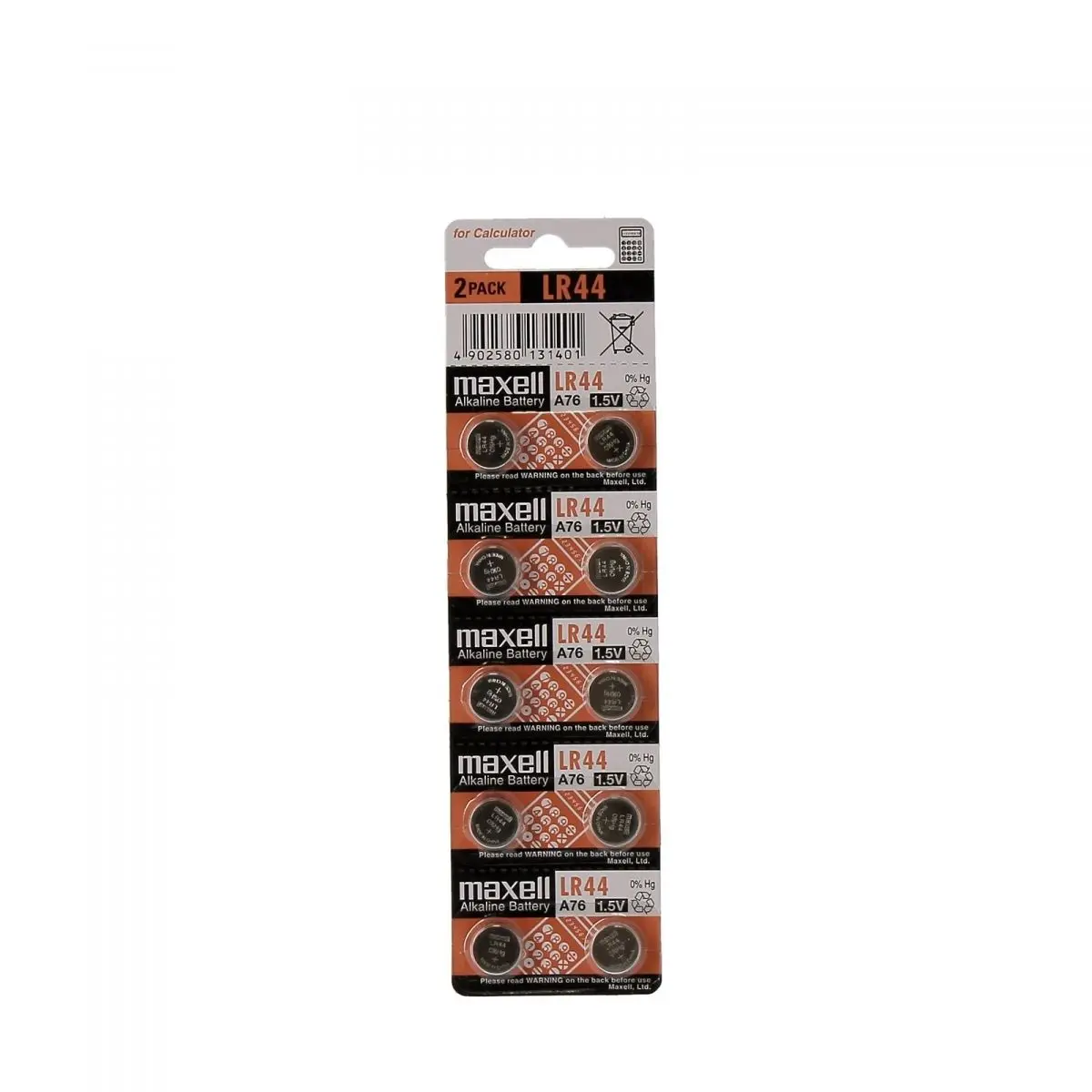 Lot de 10 piles LR44 – 1.5V