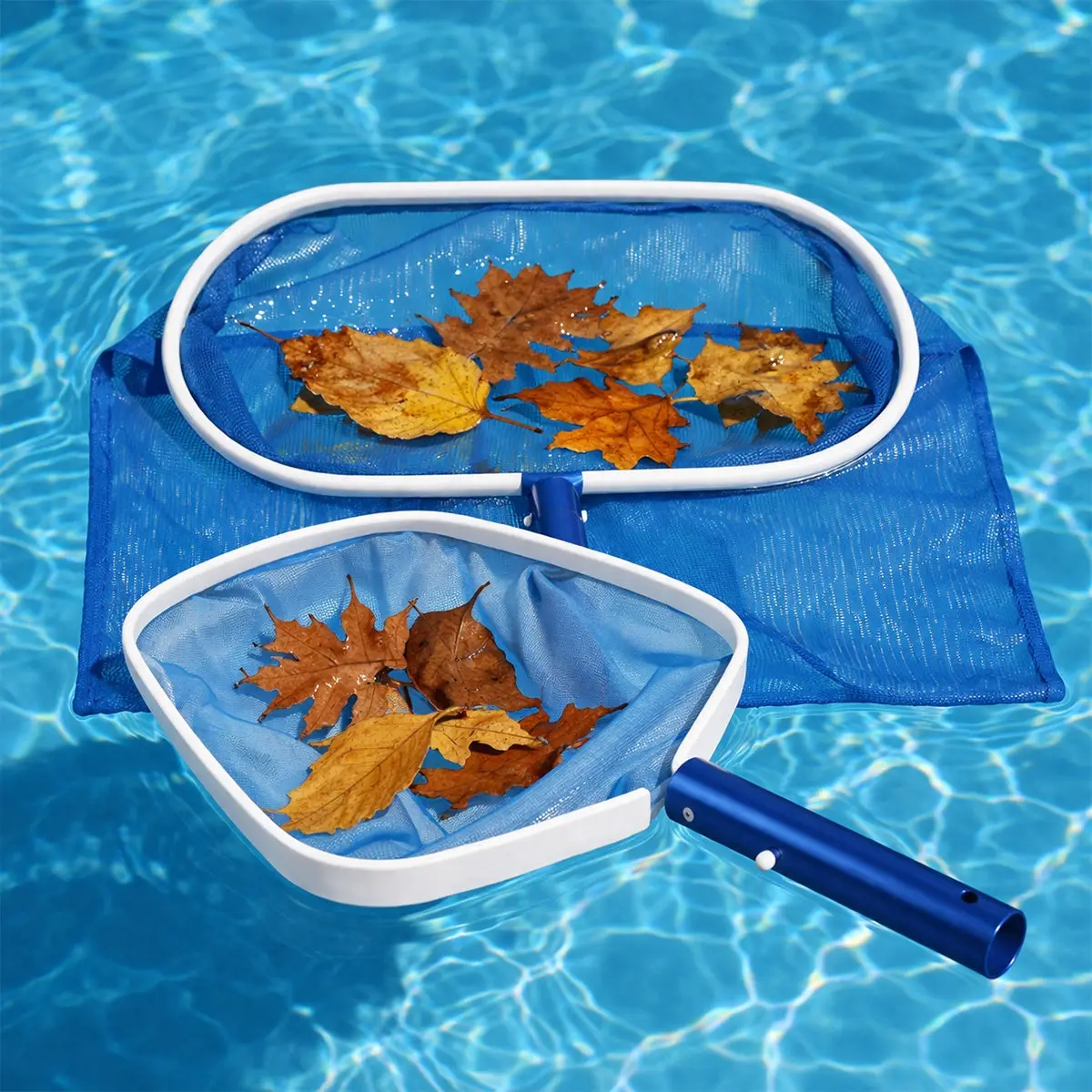 Lot d’épuisettes fond et surface pour piscine et spa