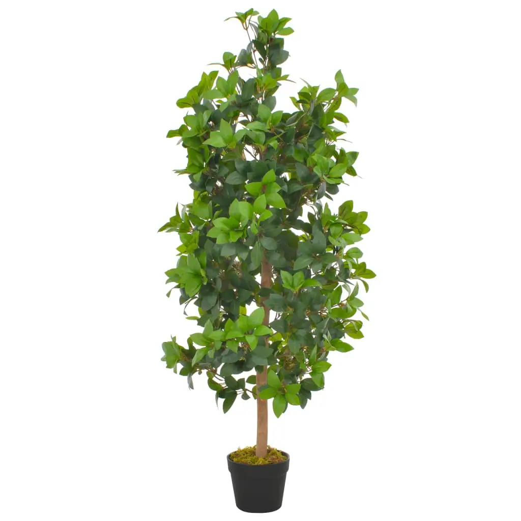 Laurier Artificiel Polyester Bois Intérieur Bureau Décoration Réaliste 120 cm Vert – ComfortXL Outdoor Living