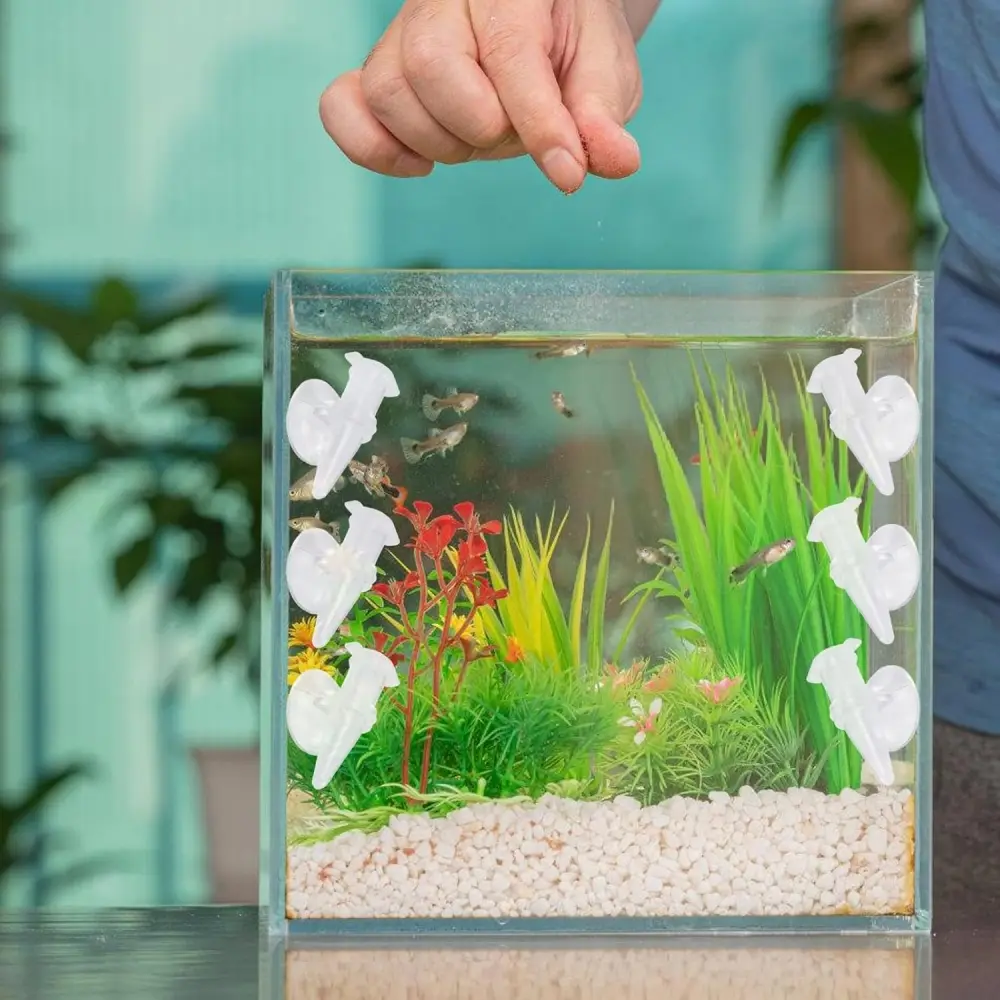 Lot de 10 mangeoires pour aquarium 1.5ML MCBOSON