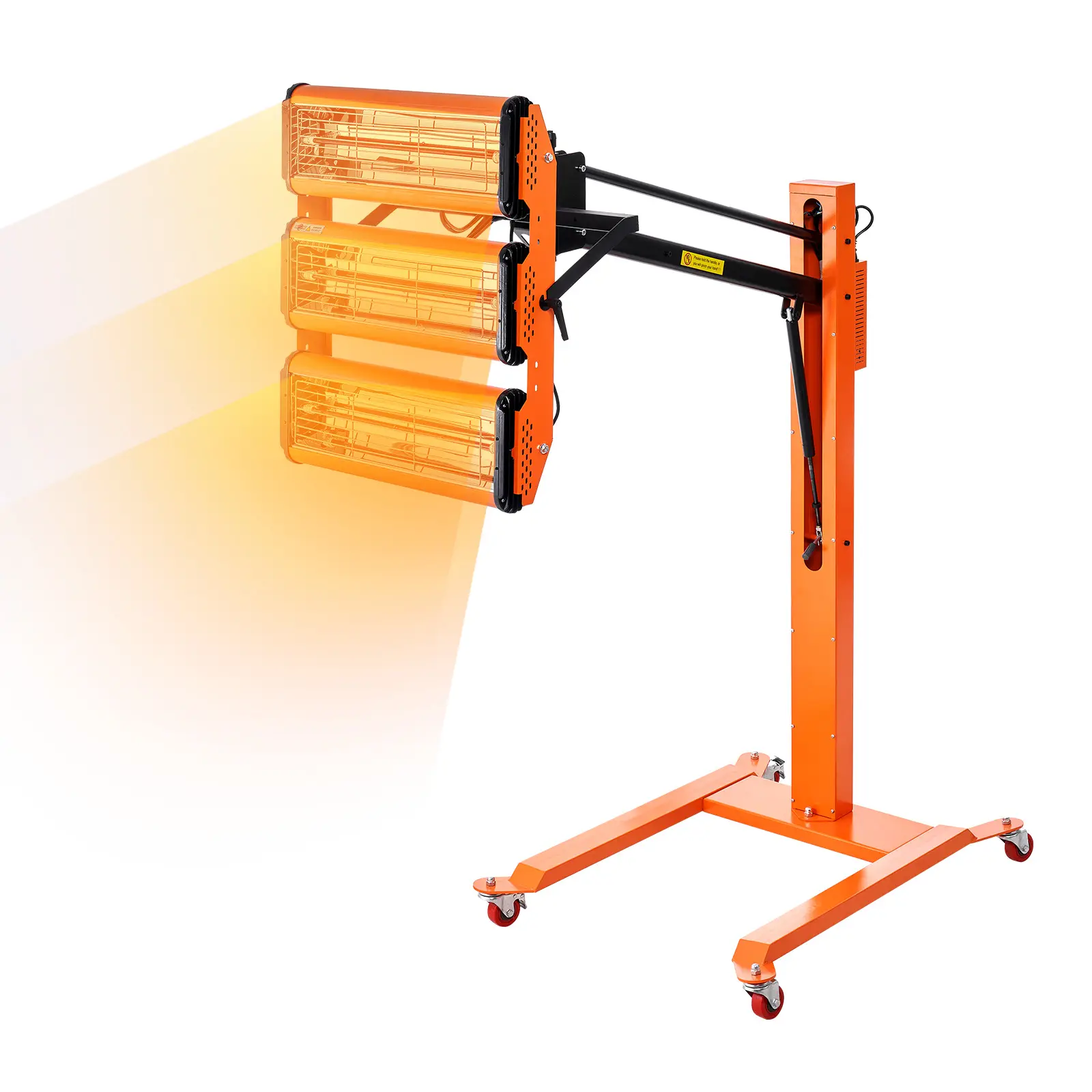 VEVOR Lampe polymérisation infrarouge 3300 W, séchoir peinture voiture. Minuterie 1-60 min, 0,8 m².