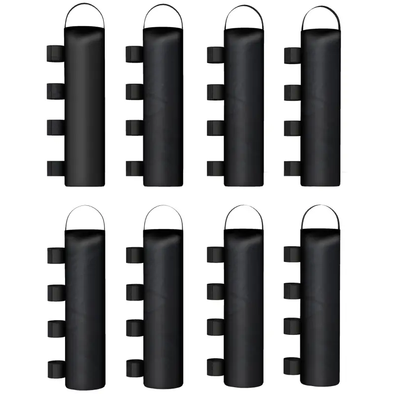 Lot 8 Sacs de Lestage Tissu Oxford Tonnelle Tente Maintien Solide 40kg Noir – ComfortXL Outdoor Living