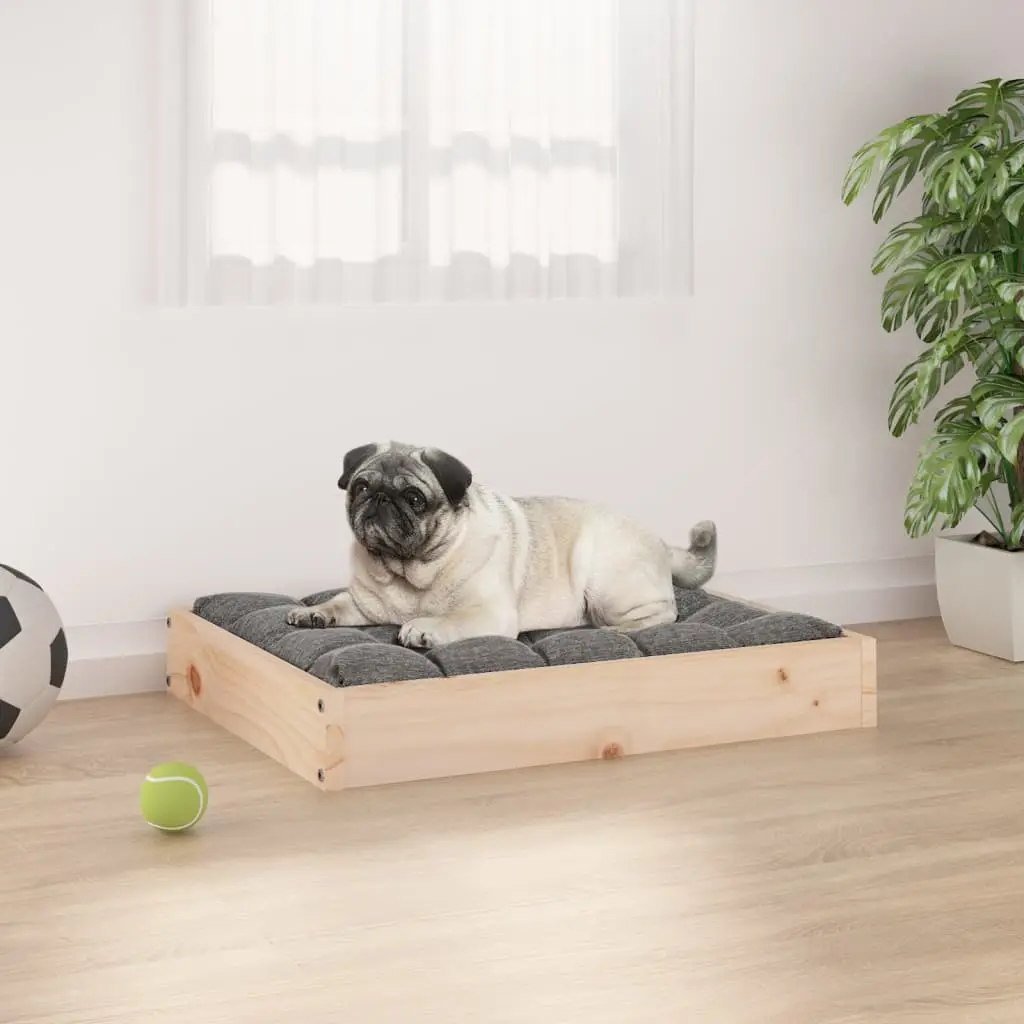 Lit pour chien 61,5x49x9 cm Bois de pin solide vidaXL 820851