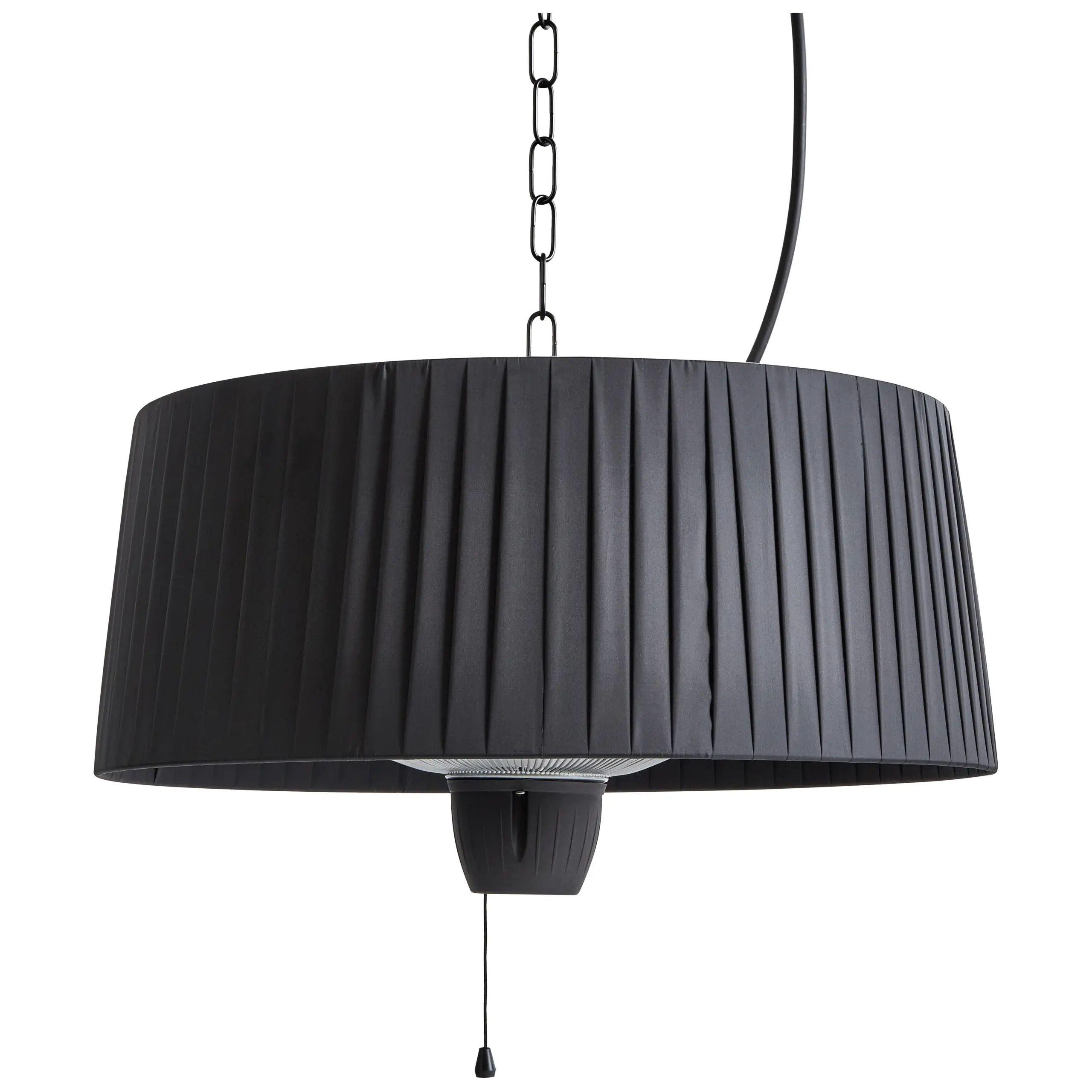 Chauffe-terrasse Aluminium Noir ASCEA – Beliani