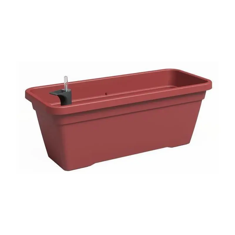 Jardiniere – Plastique – Rouge Foncé� – Rectangulaire – L77,9 X P24 X H22cm – Artevasi