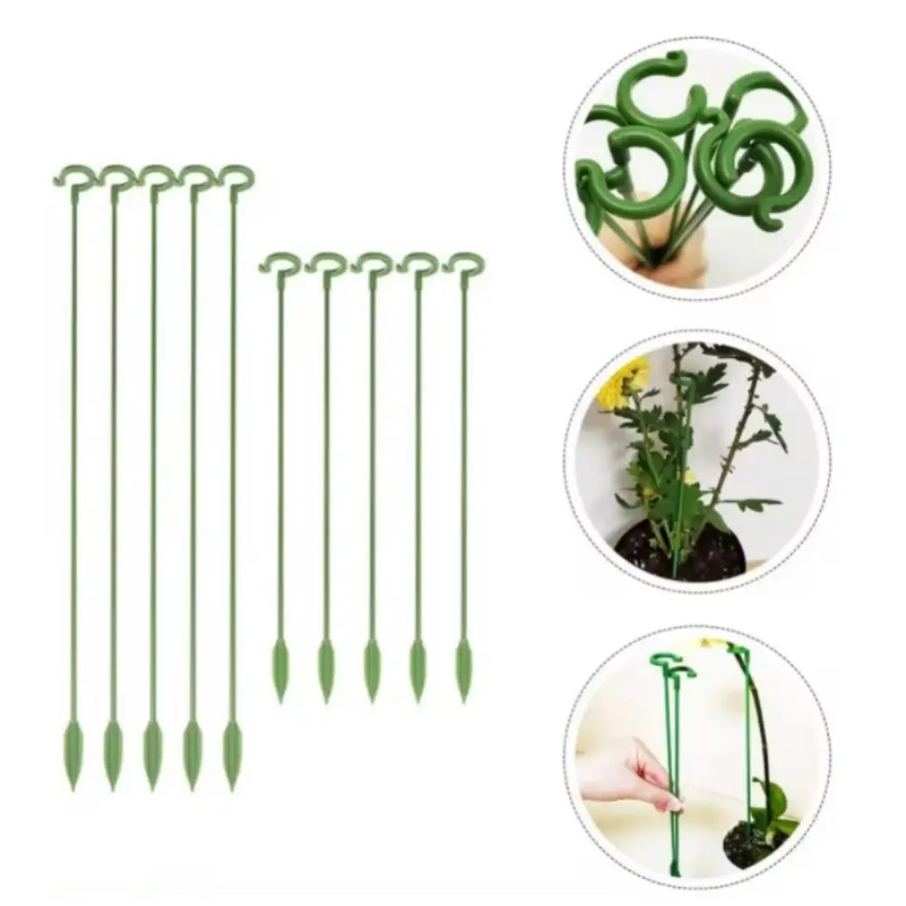 Lot de 10 Tuteurs pour Plantes d’Intérieur 27 cm – Fibre de Verre Résistant – Support pour Orchidées et Fleurs Délicates – Lytech