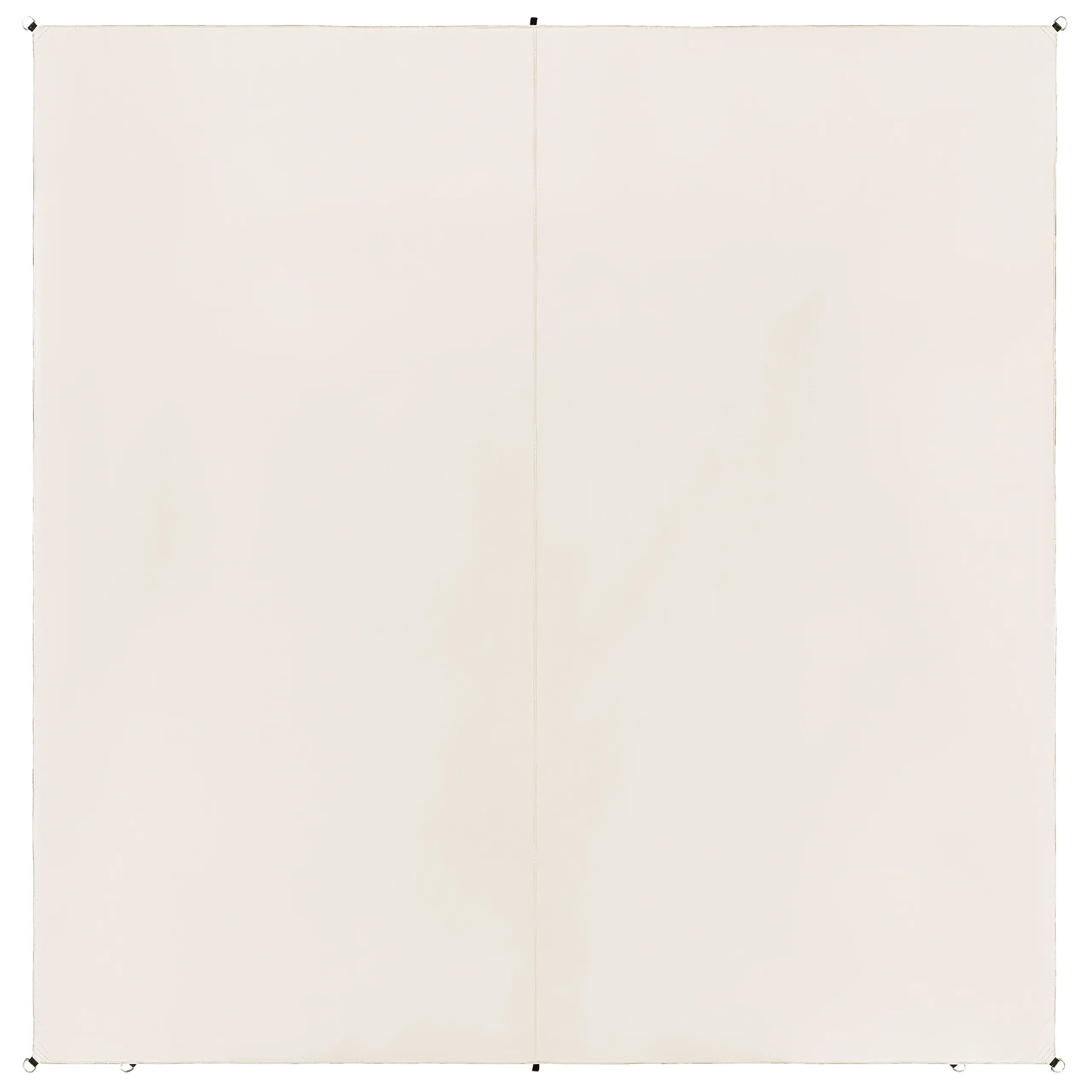 Voile d’ombrage Tissu Blanc cassé LUKKA – Beliani