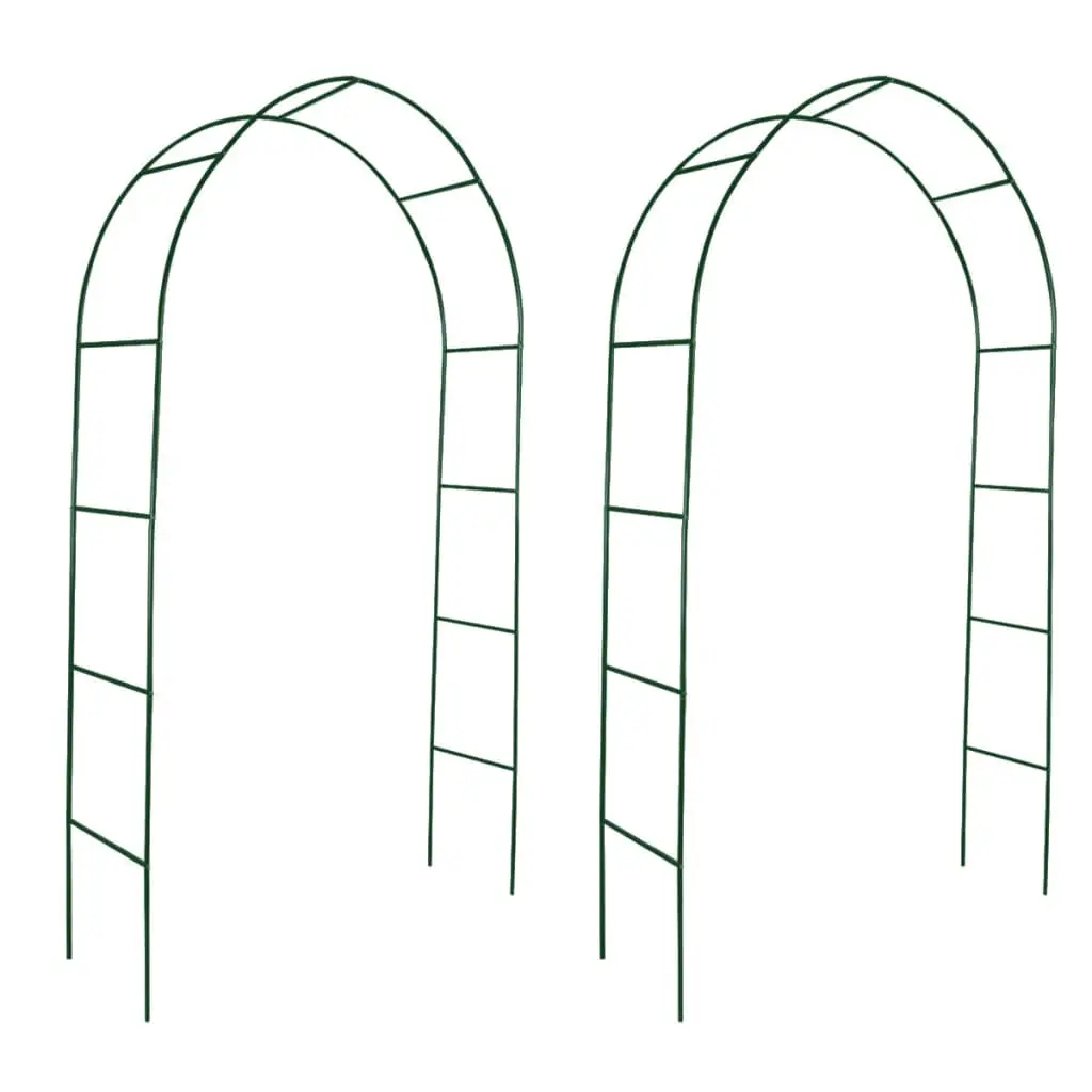 Lot de 2 Arches de jardin – Treillis de Jardin pour plantes grimpantes