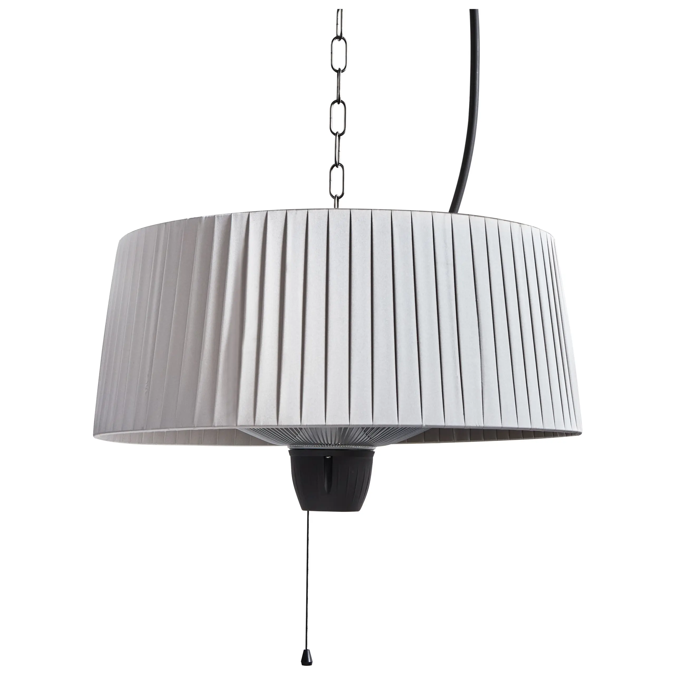 Chauffe-terrasse Aluminium Gris clair ASCEA – Beliani
