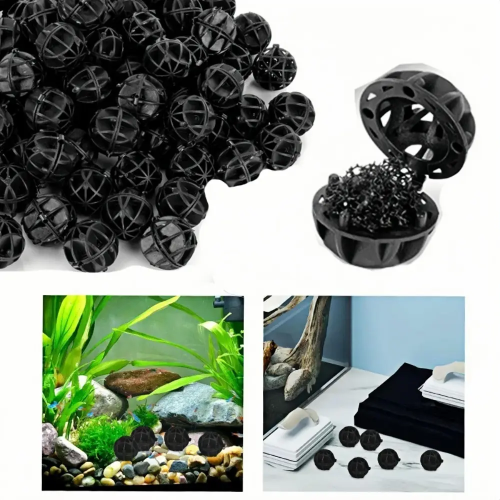 Lot de 100 balles filtrantes bio pour aquarium DtopbuyAge