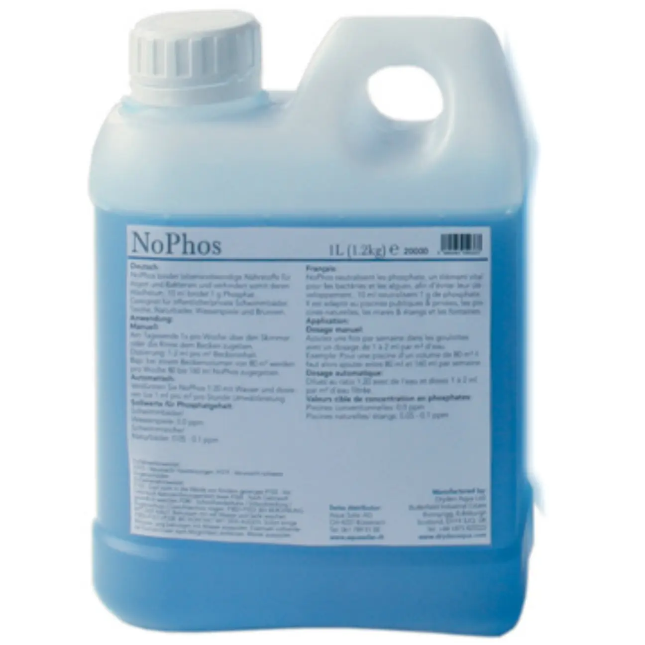 Liquide anti-phosphate 1l NO PHOS Dryden Aqua
