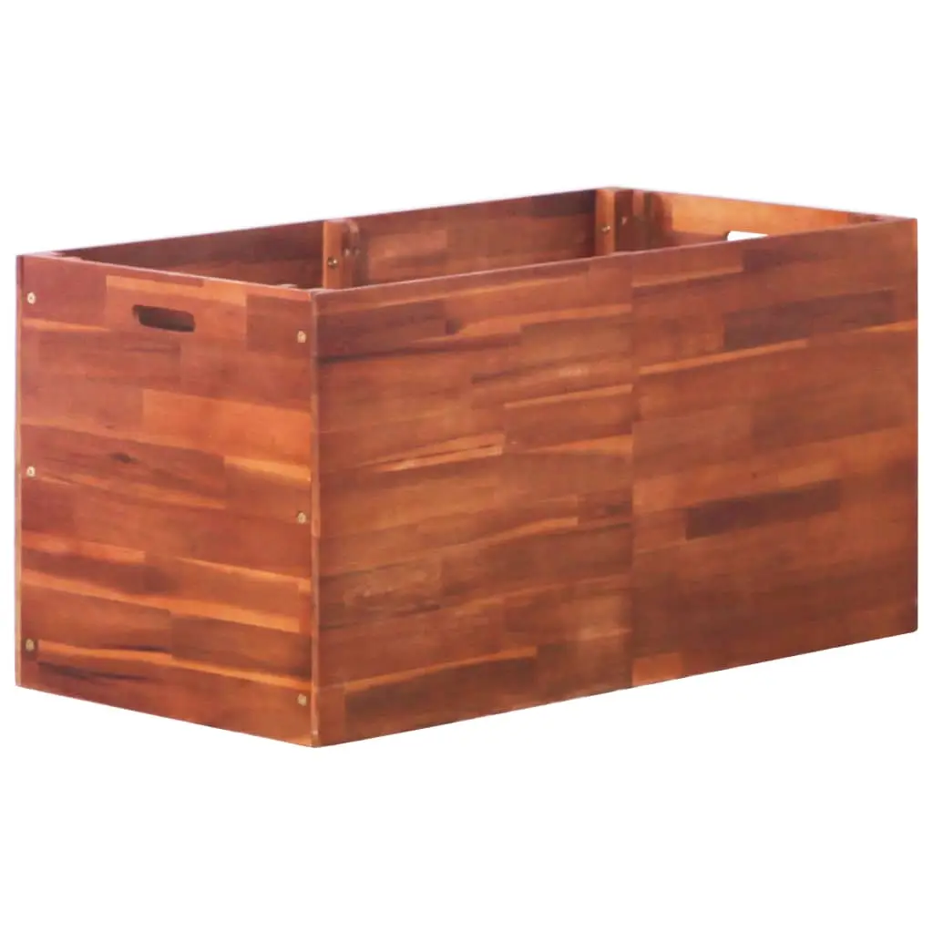Lit surélevé de jardin Bois d’acacia 100x50x50 cm vidaXL 44032