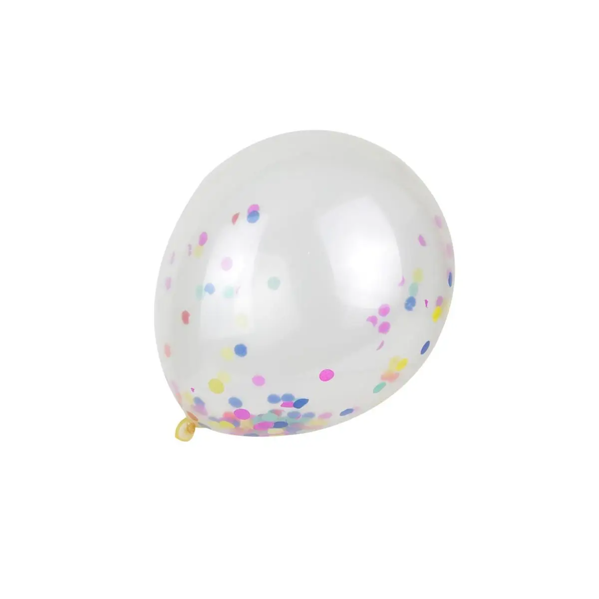 Lot de 10 Ballons «Confettis» 4cm Multicolore