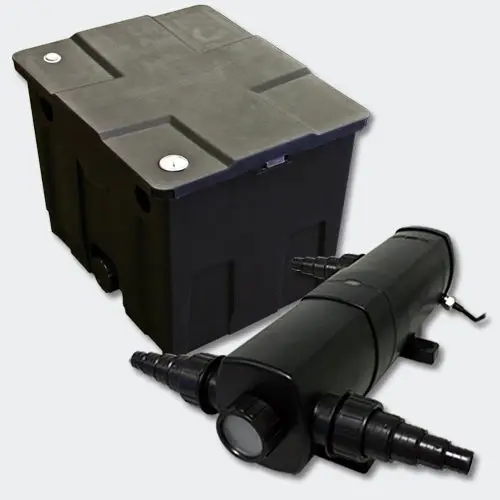 Kit de Filtration de Bassin Bio Filtre 12000l et Stérilisateur UVC 36 Watts