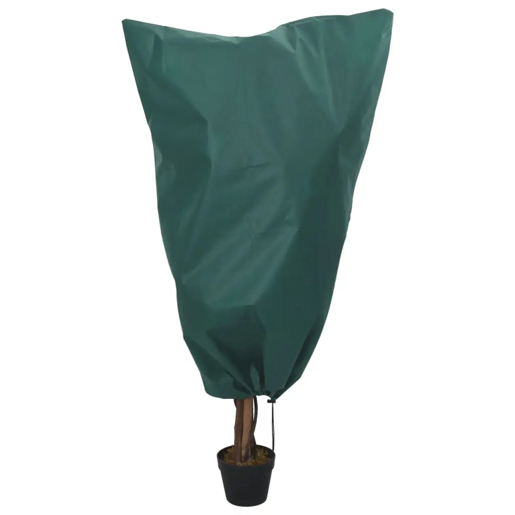 Lot 8 Sacs de protection hiver Tissu non-tissé Respirant avec Cordon pour Jardin Balcon Vert 0,8×1,2 m – ComfortXL Outdoor Living