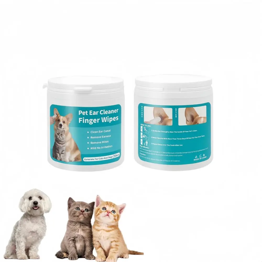Lingettes auriculaires pour chien MCBOSON