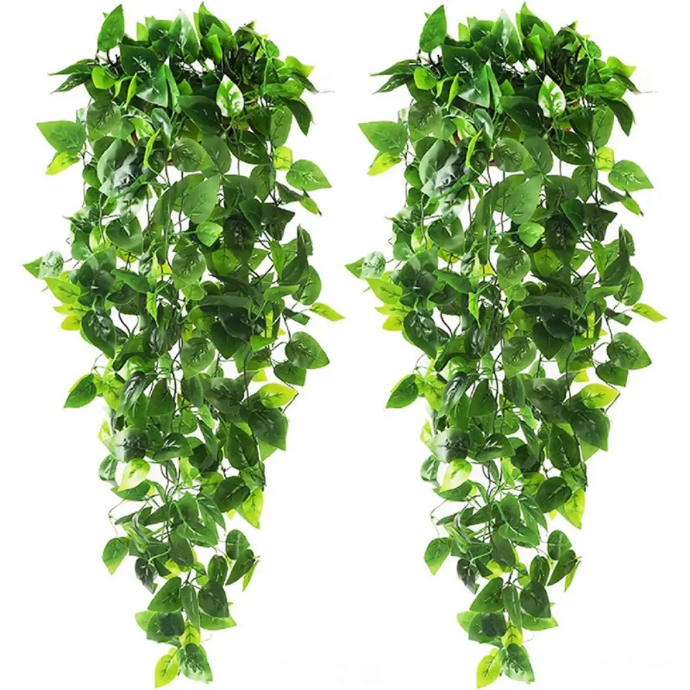 Lierre Artificiel 1.1 mètre – Lot de 2 – Décoration Murale Végétale Réaliste – Lytech