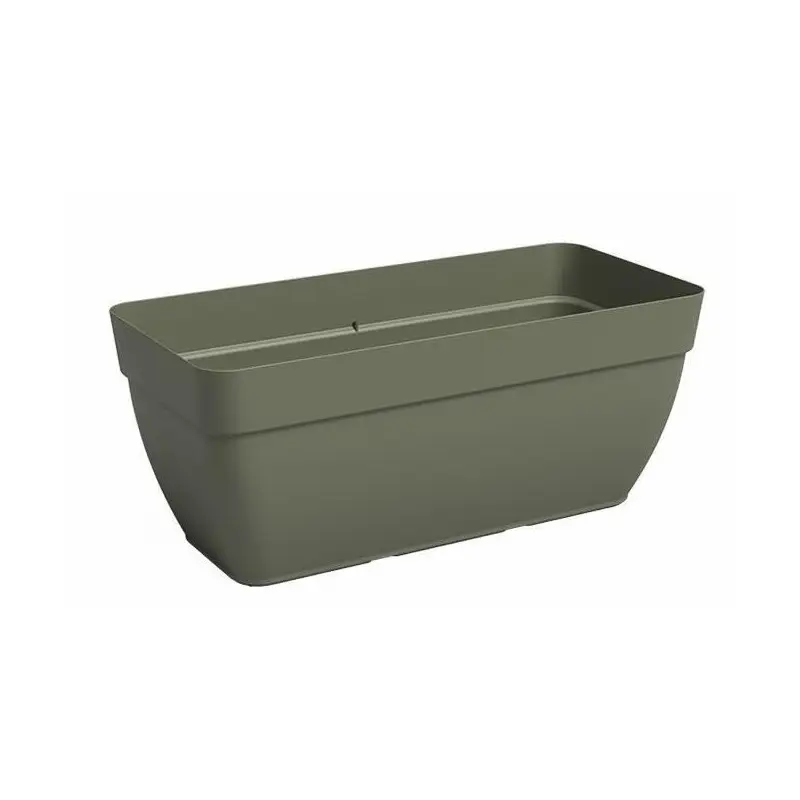 Jardiniere – Plastique – Vert Sec – Rectangulaire – L57,9 X P37 X H33,5cm – Artevasi