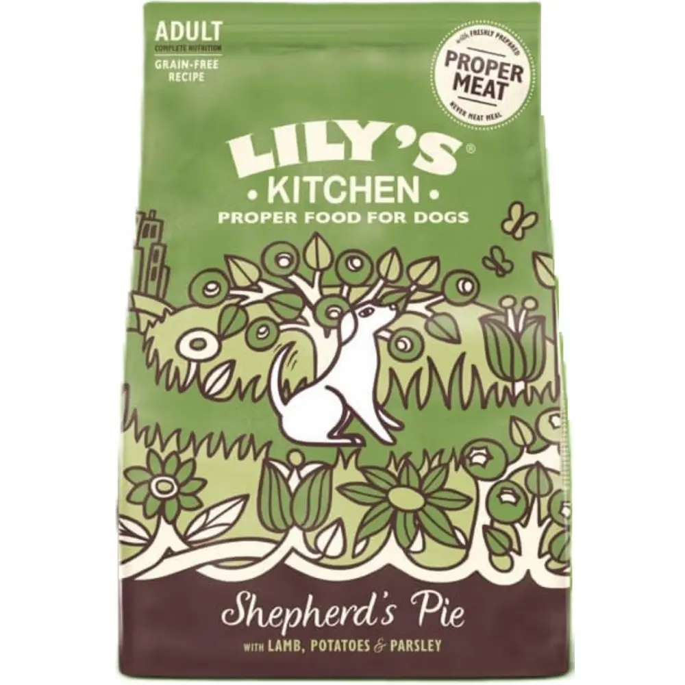 Lily’s Kitchen – Croquettes sans céréales 2.5 kg Hachis parmentier à l’agneau pour chien Lily’s Kitchen