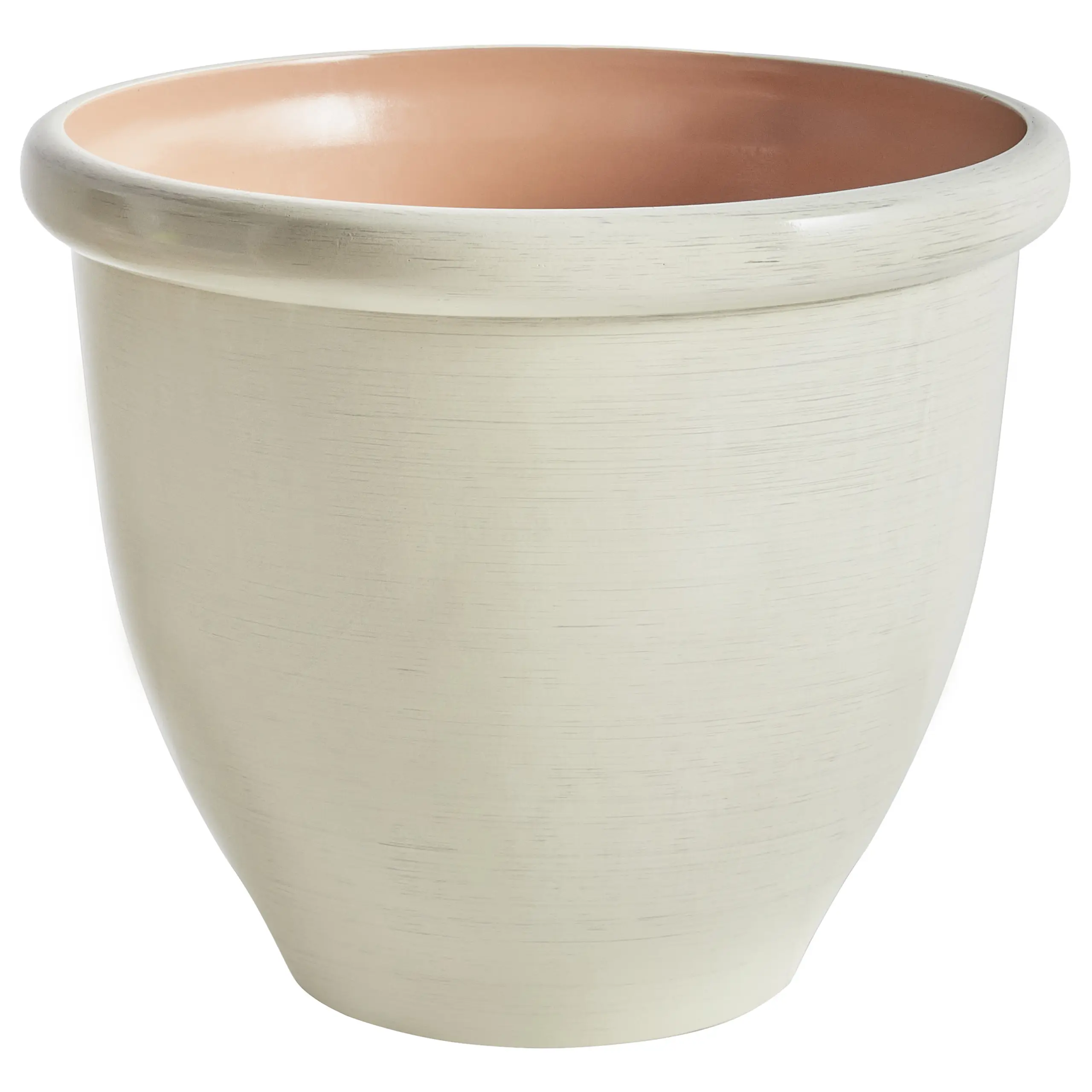 Cache-pot d’extérieur Fibre d’argile Beige clair TESALIA – Beliani