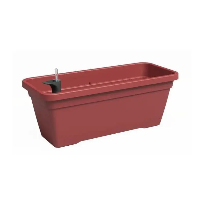 Jardiniere – Plastique – Rouge Foncé� – Rectangulaire – L57,9 X P24,3 X H22cm – Artevasi