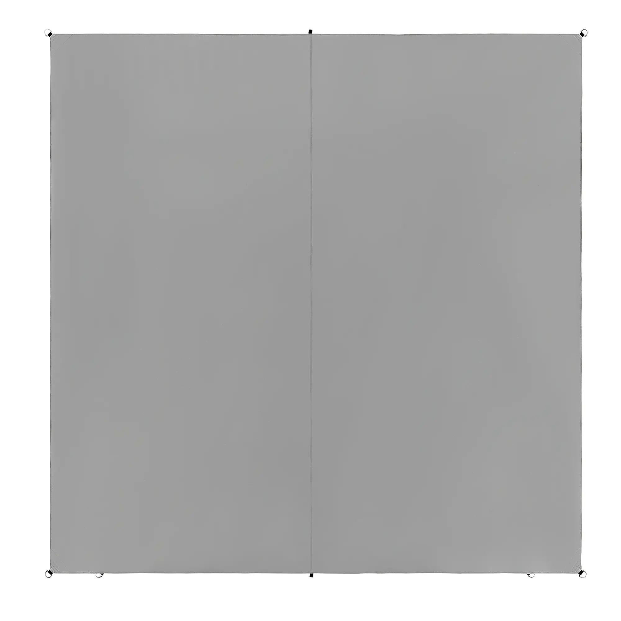 Voile d’ombrage Tissu Gris LUKKA – Beliani