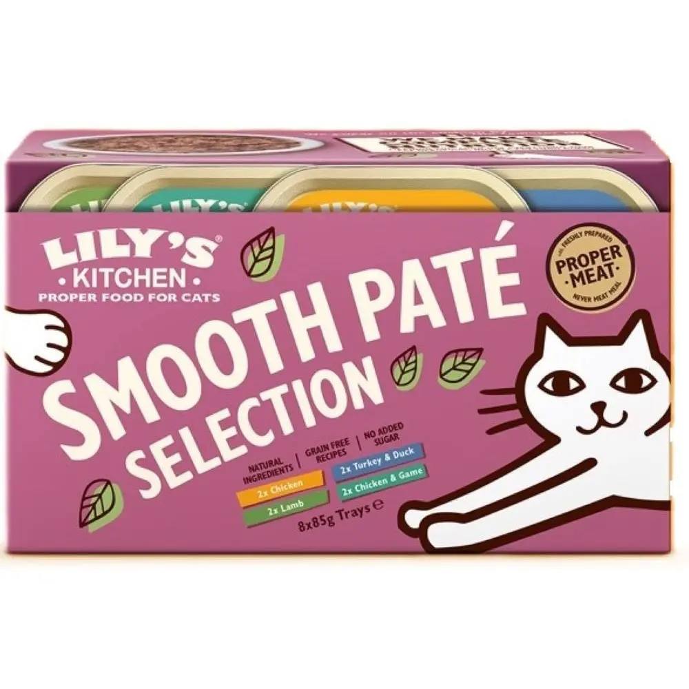 Lily’s Kitchen – 8 x 85g Multipack Sélection de Pâtées pour chat Lily’s Kitchen