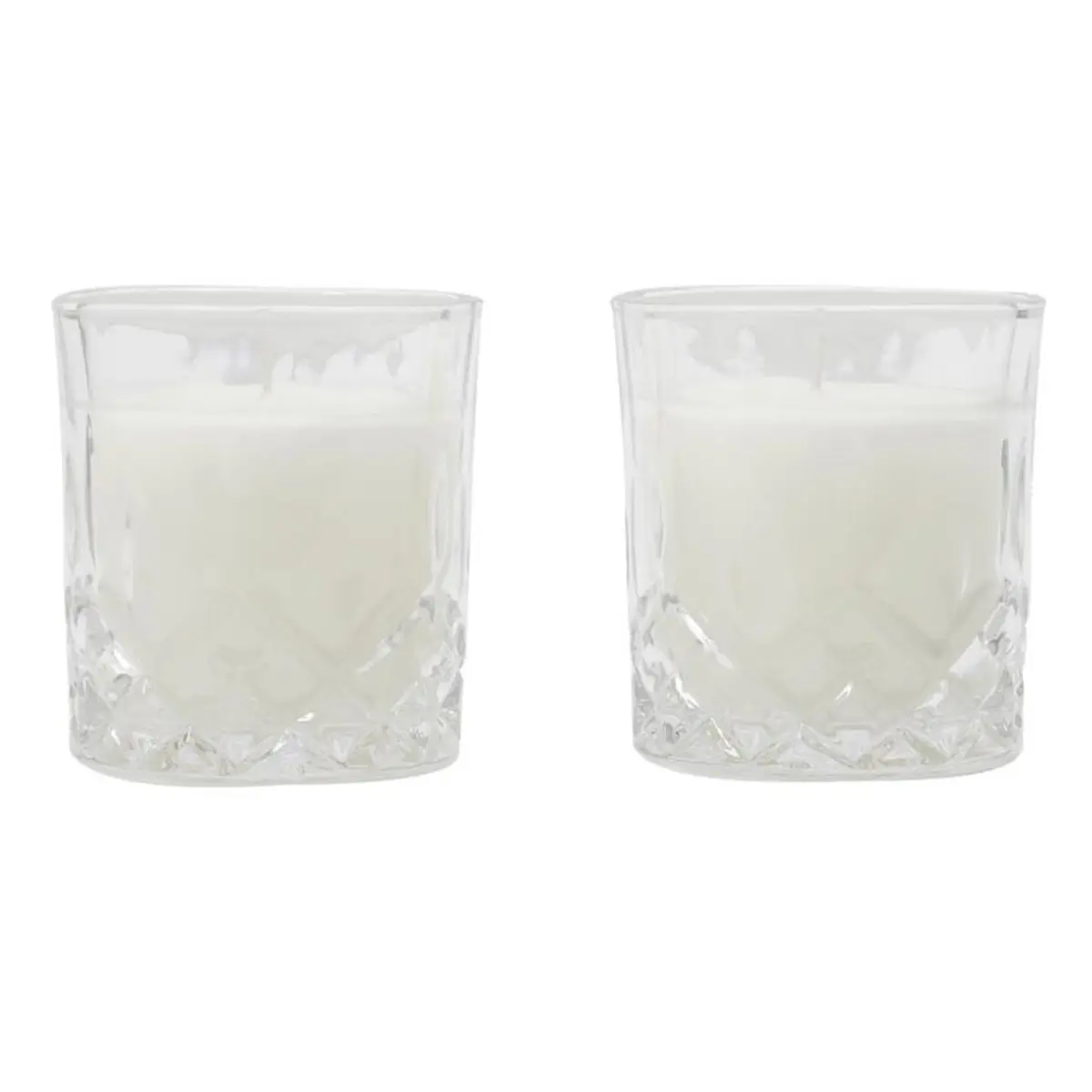 Lot de 2 Bougies Parfumées «Coffret» 150g Ambre