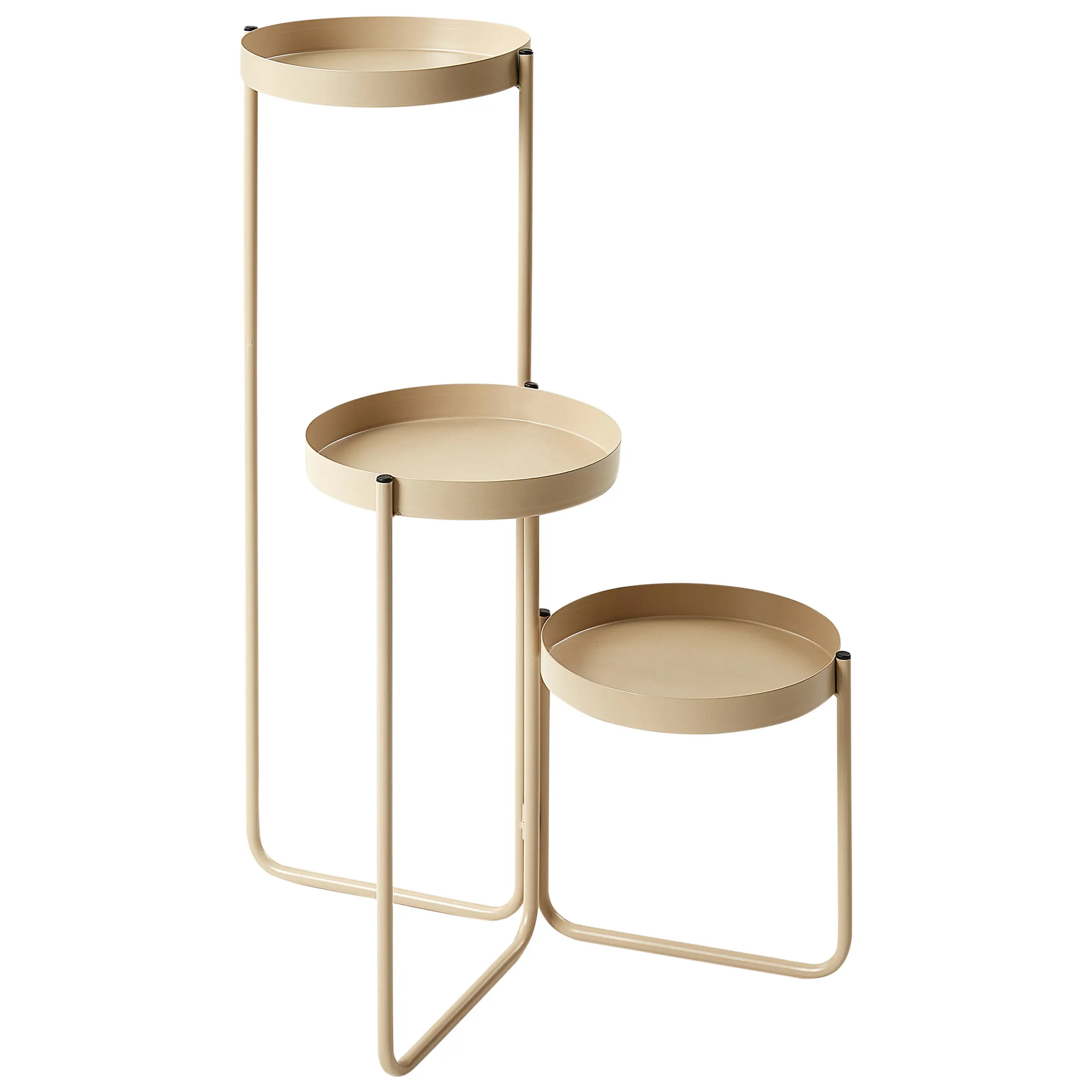 Cache-pot d’intérieur Métal Beige FRAGARIA – Beliani