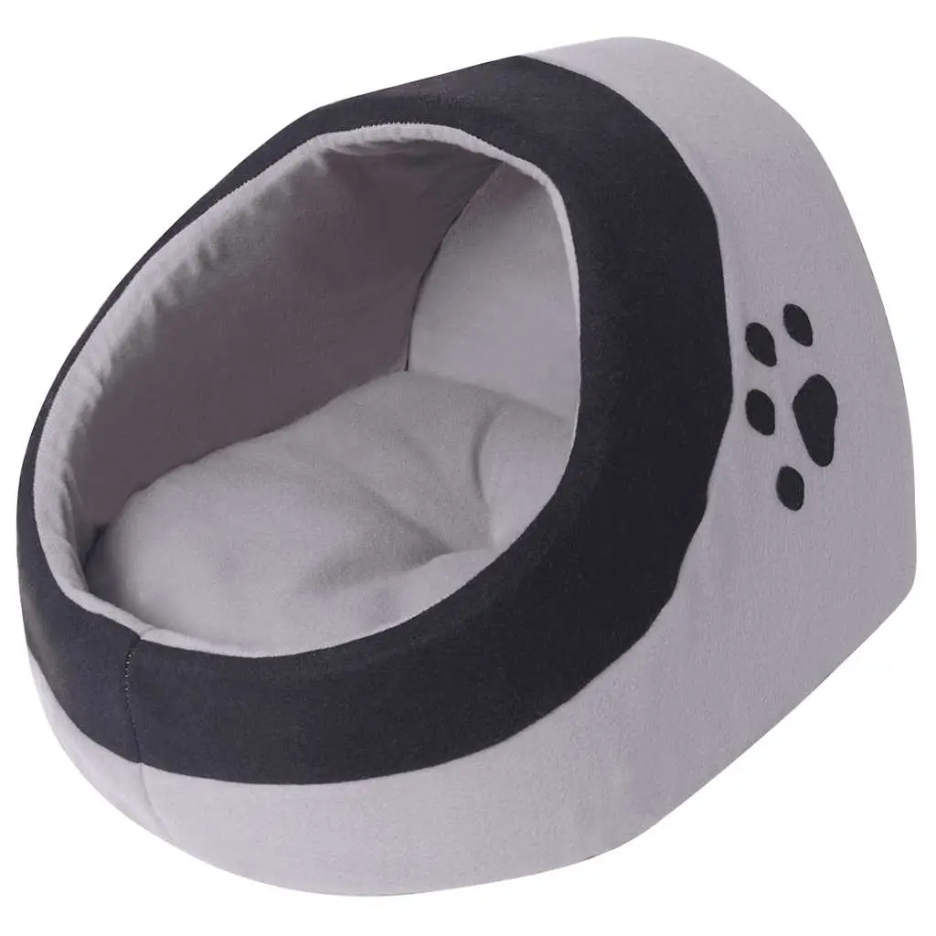 Lit pour chats Gris et noir L vidaXL 131369