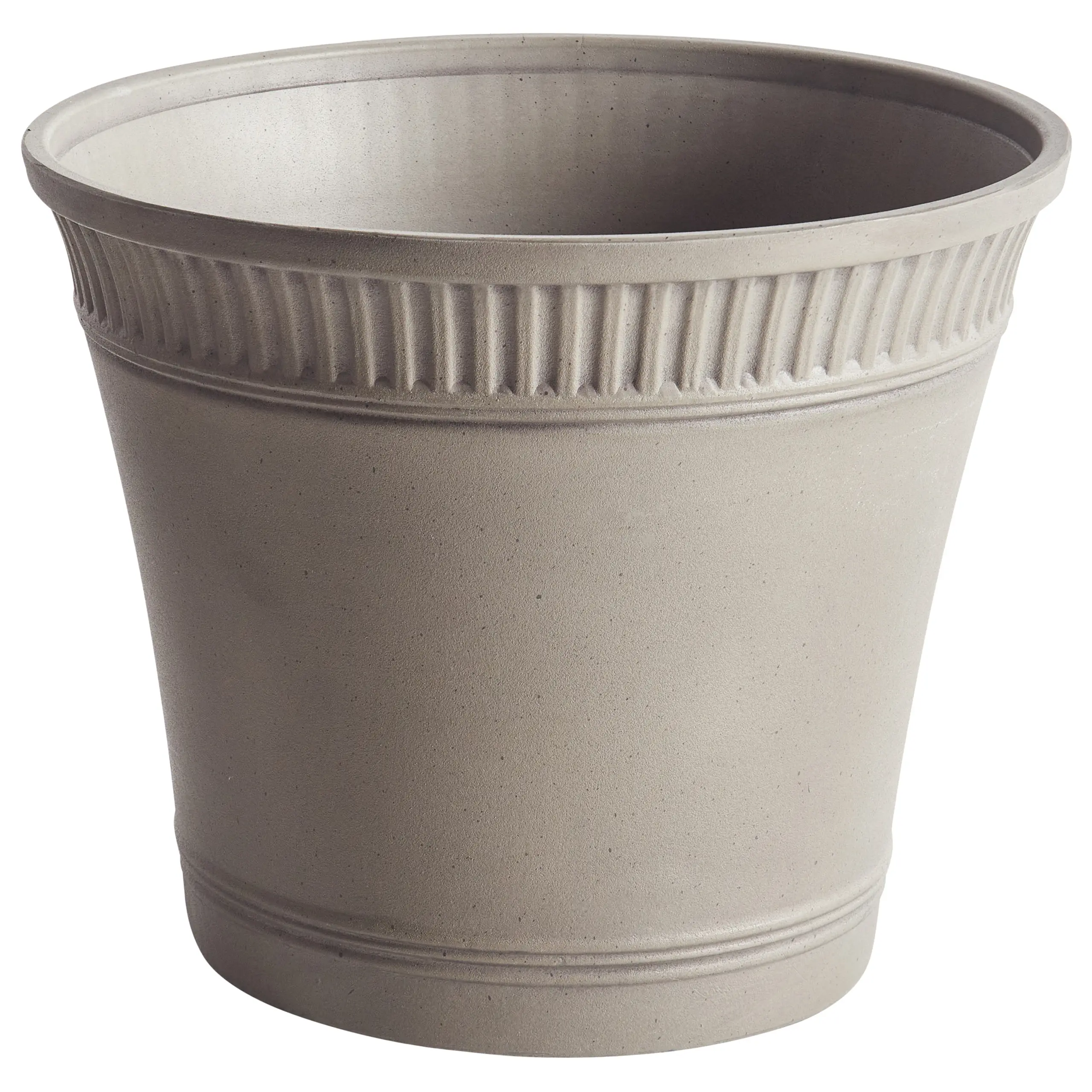Cache-pot d’extérieur Fibre d’argile Gris CISTUS – Beliani