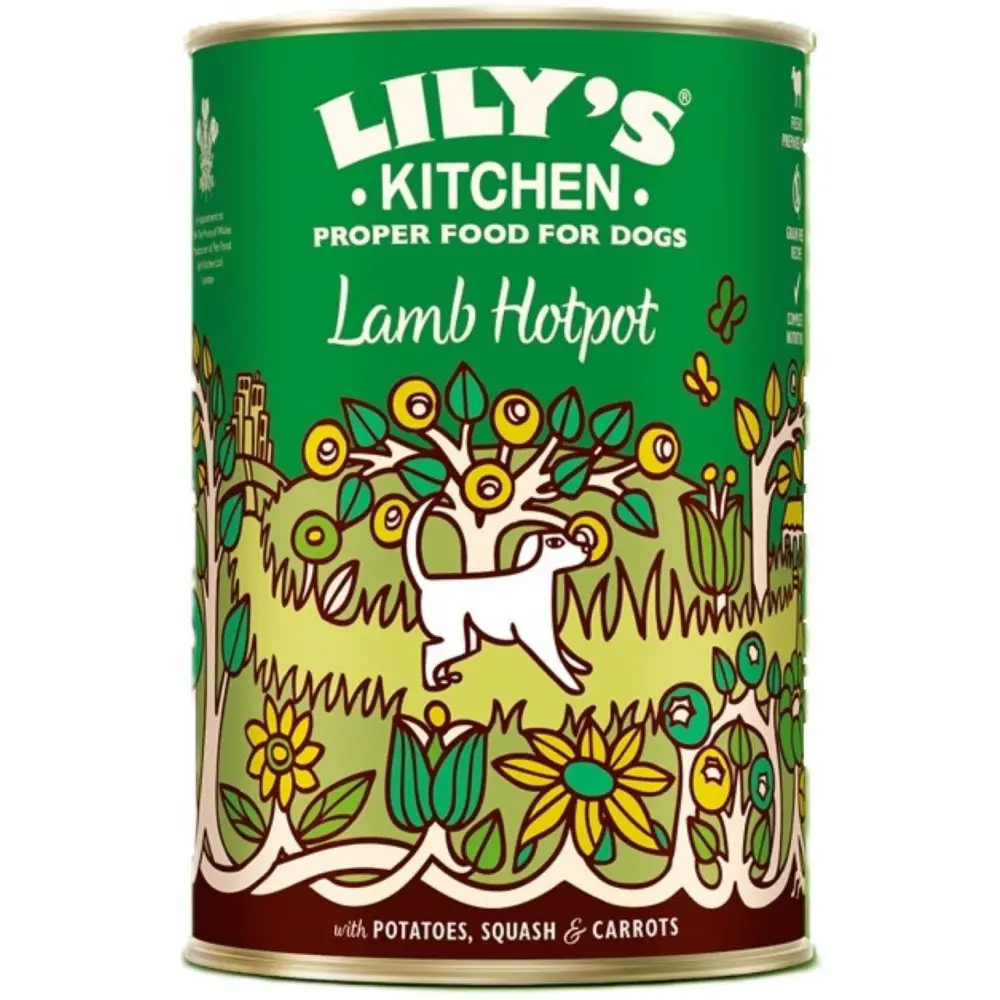 Lily’s Kitchen – Pâtée pour chien agneau mijoté . 400G Lamb Hotpot LILY’S KITCHEN