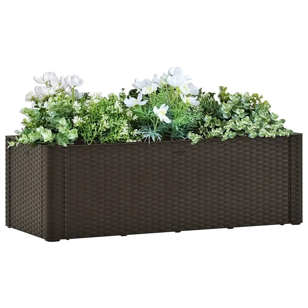 Lit surélevé de jardin avec système d’arrosage Moka 100x43x33cm vidaXL 313960