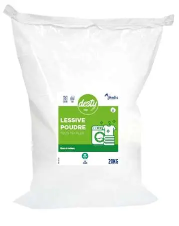 Lessive Poudre Tous Textiles Sac 20 kg – Lot de 3 – Christeyns