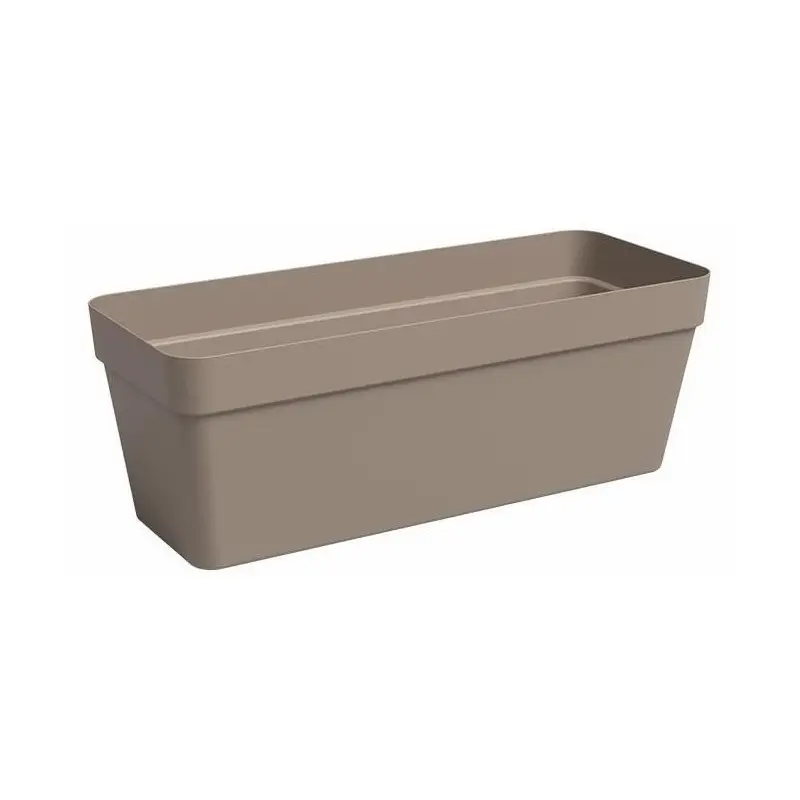 Jardiniere – Plastique – Taupe – Rectangulaire – L49,9 X P20 X H18,1cm – Artevasi