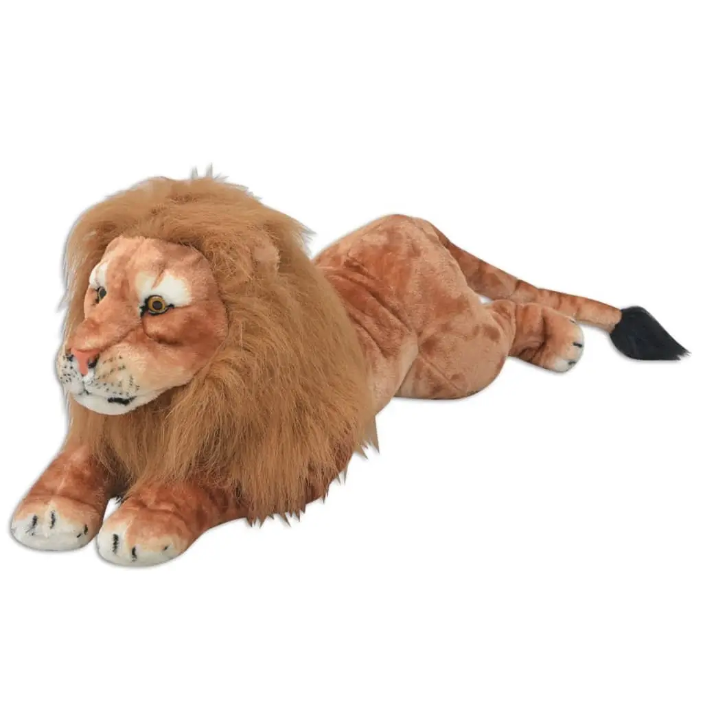 Lion en peluche Marron XXL