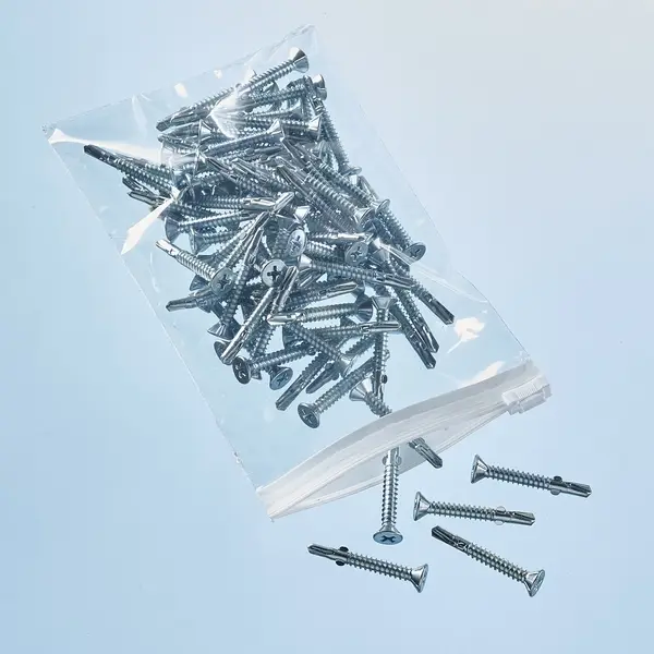 Lot de 10 sachets d’emballage avec curseur 21 x 15 cm