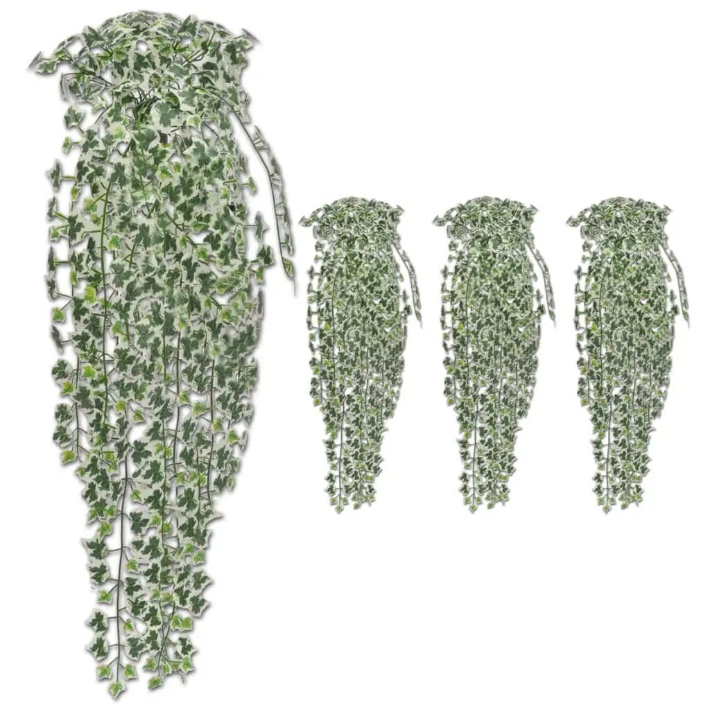 Lot 4 Buissons Lierre Artificiel Plante Tombante Déco Réaliste 90cm Vert – ComfortXL Outdoor Living