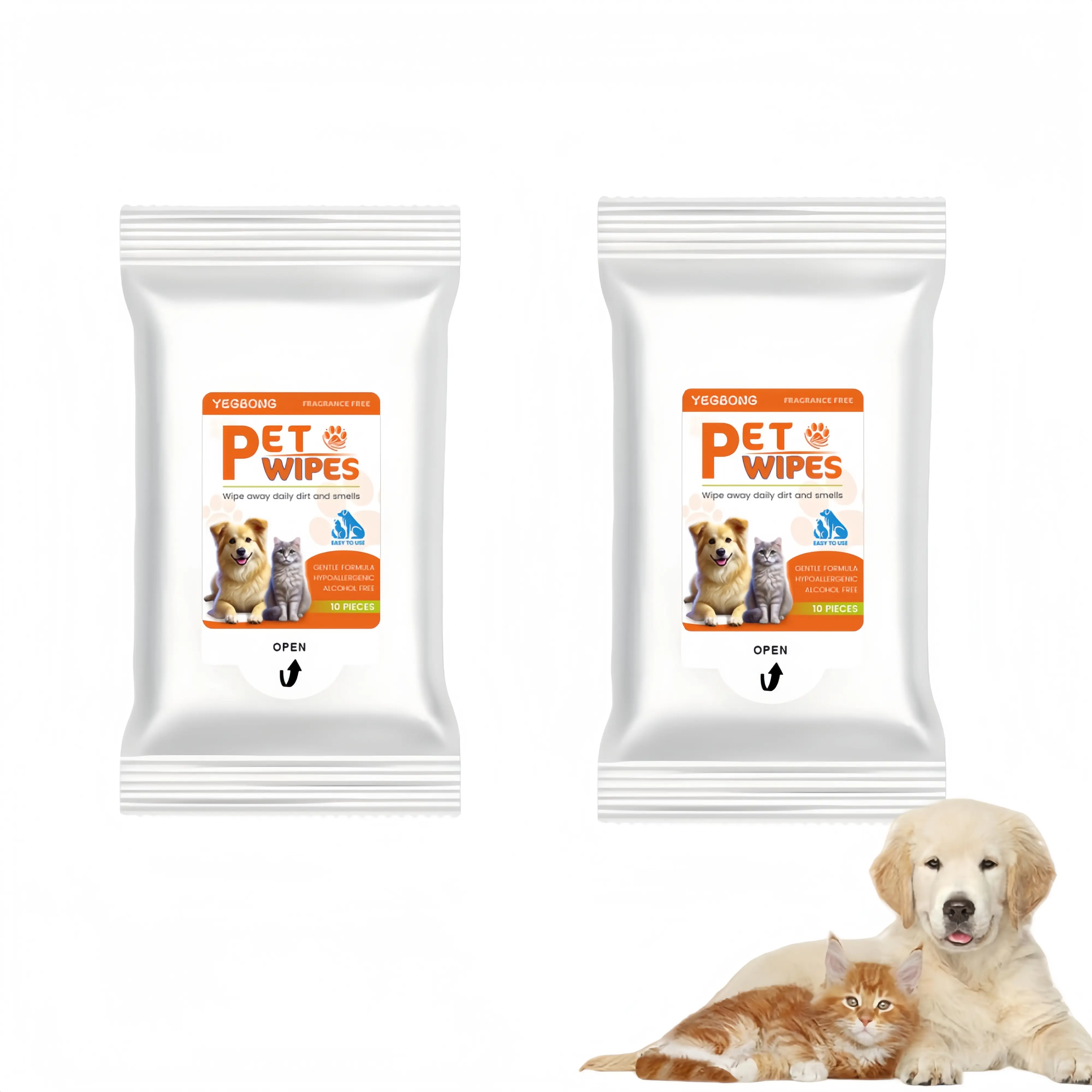 Lingettes pour animaux de compagnie 2 Article MCBOSON